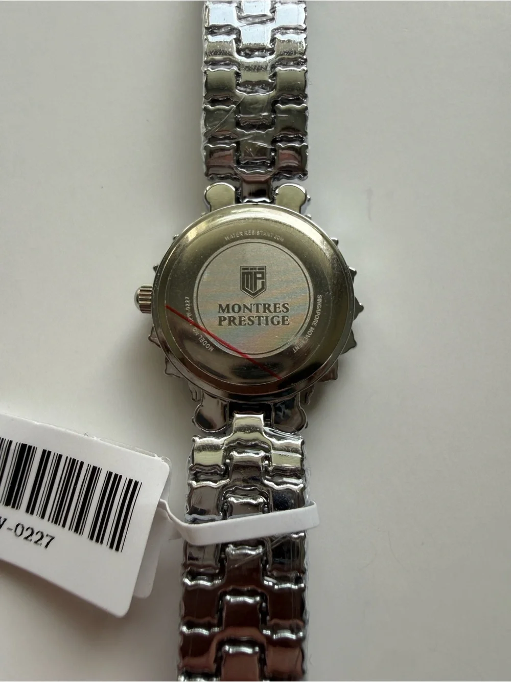 NEW Montres Prestige x Invicta MPW-0227 Crystal Rhinestone Silver Watch Glam